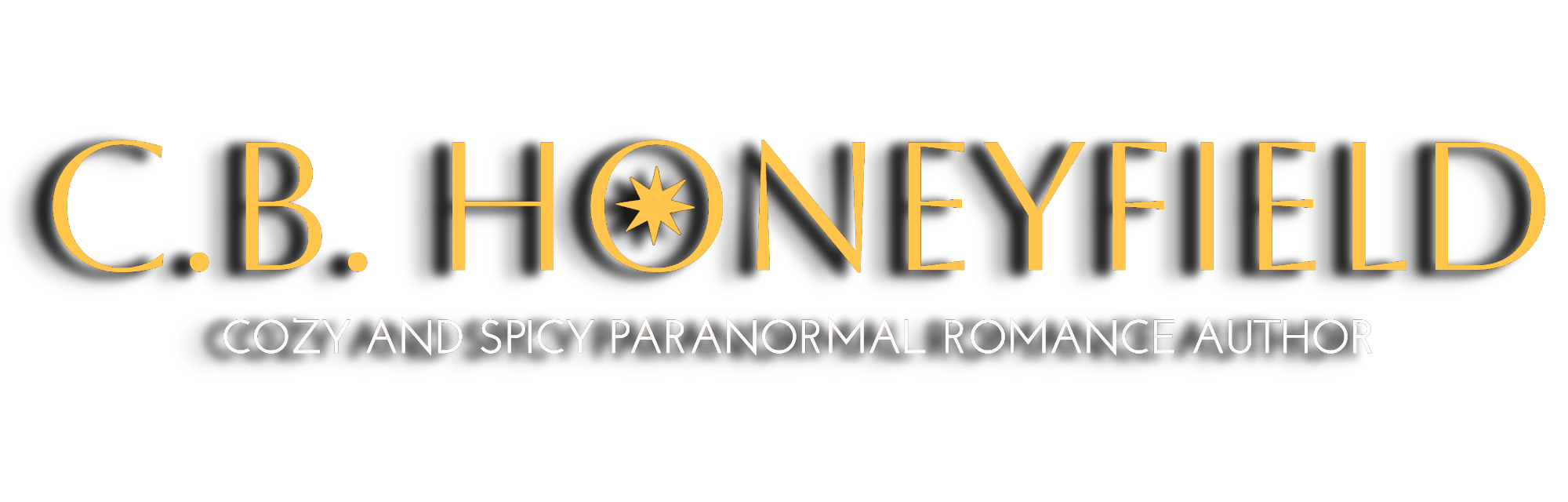 Logo of C.B. Honeyfield cozy and spicy paranormal romance author
