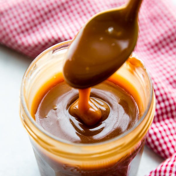 picture of salted caramel in a jar