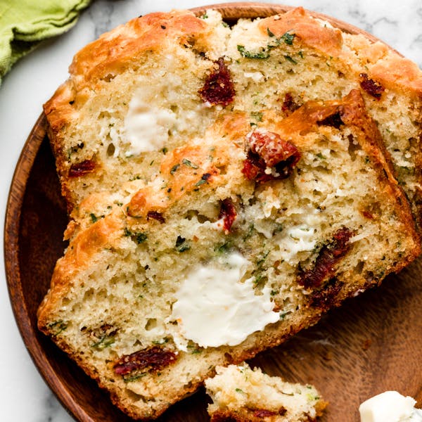 asiago cheese sun dried tomato quick bread