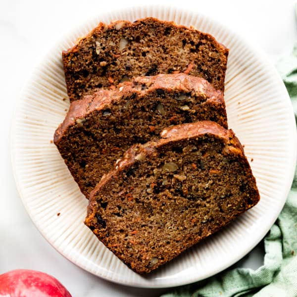 slices of quick bread