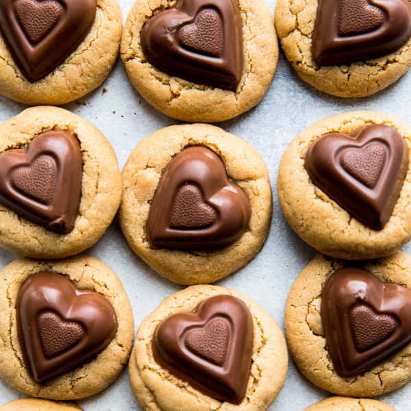 picture of peanut butter sweetheart cookies