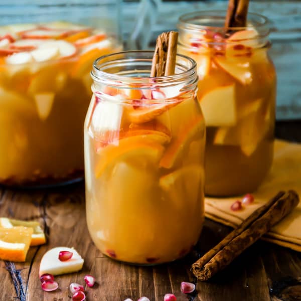 apple cider sangria