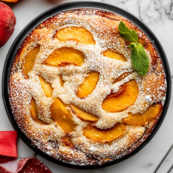 Peach cake