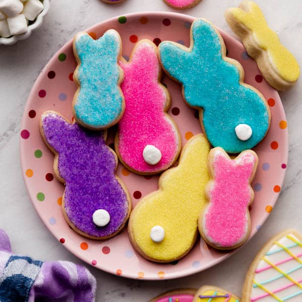 easter bunny cookies