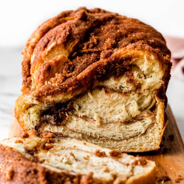 picture of a slice of cinnamon crunch bread