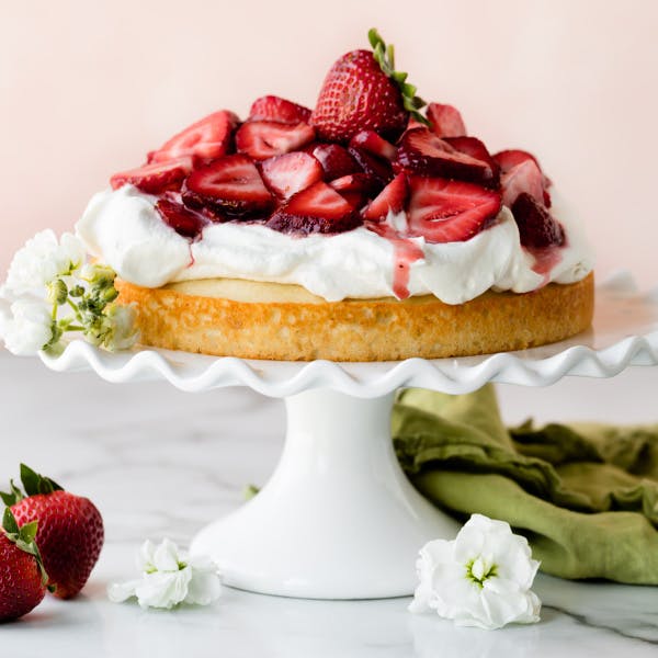 picture of homemade strawberry shortcake