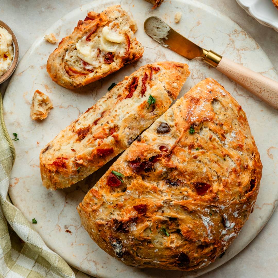 no-knead pizza bread