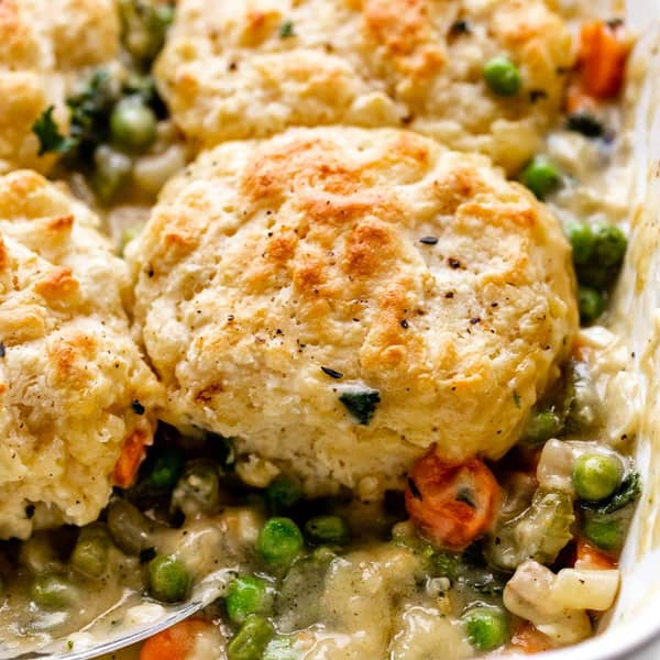 biscuit & vegetable pot pie