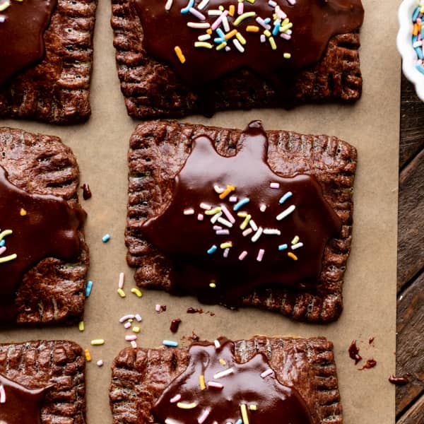 Photo of fudge chocolate pastry tarts