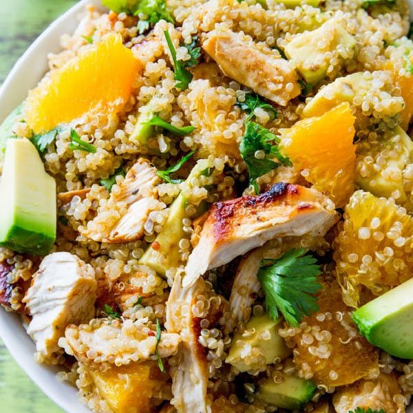 citrus chicken quinoa salad