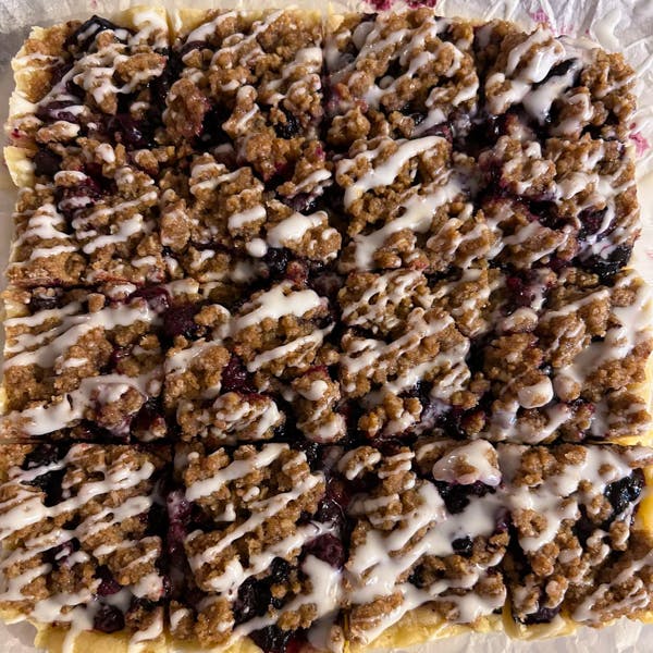 blueberry streusel bars