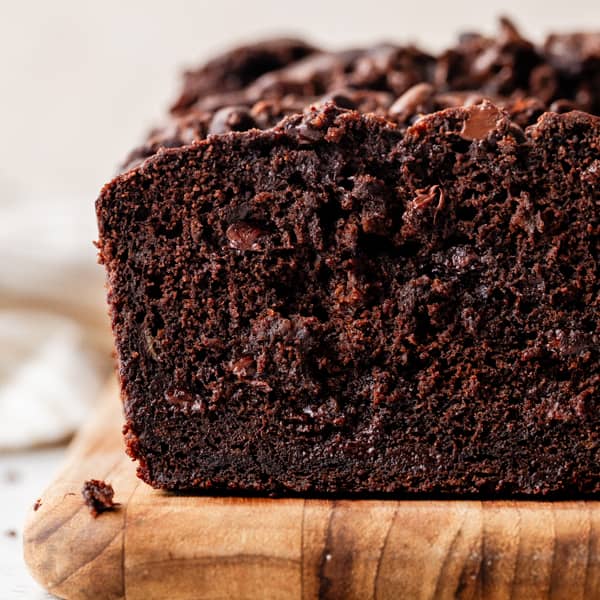 banana bread close-up