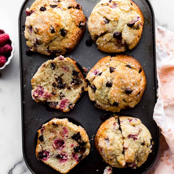 muffins in a jumbo muffin tray