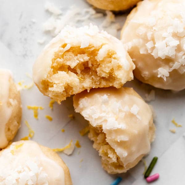 lemon coconut cookies