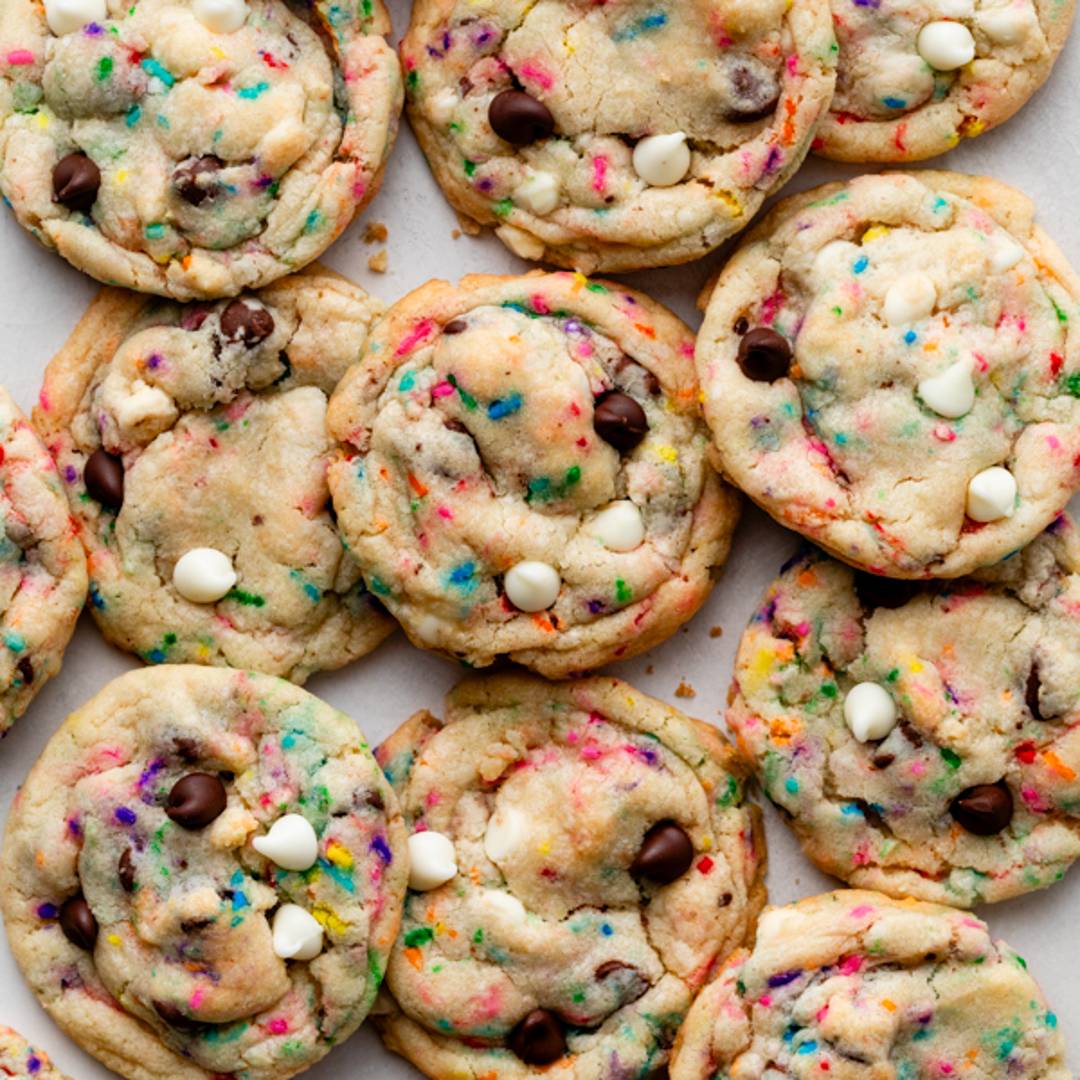 cake batter chocolate chip cookies