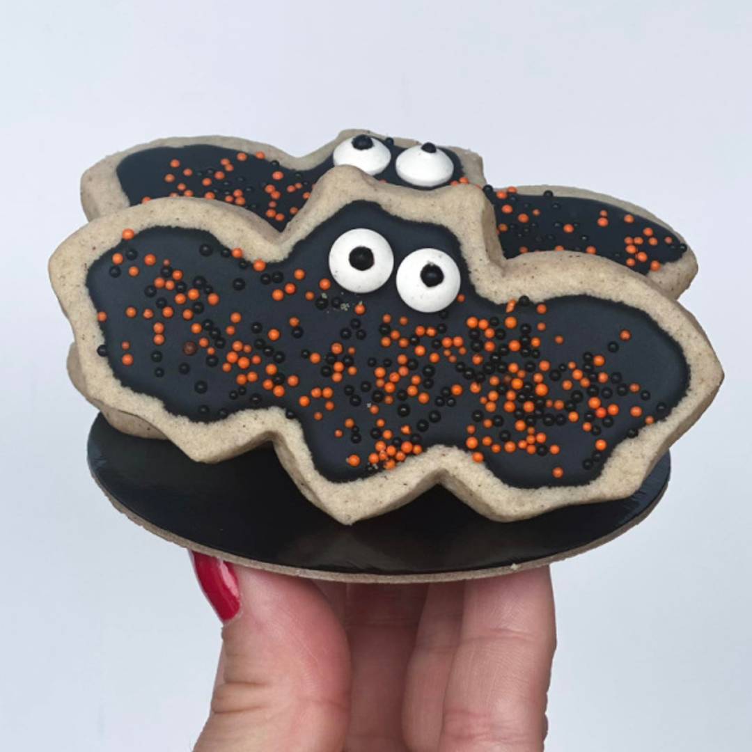 bat shaped cookie