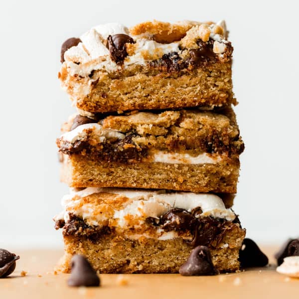 s'mores cookie bars