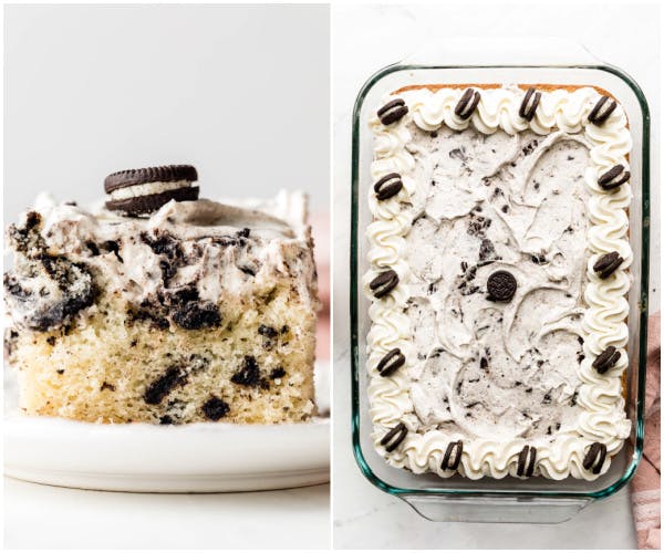 cookies and cream sheet cake