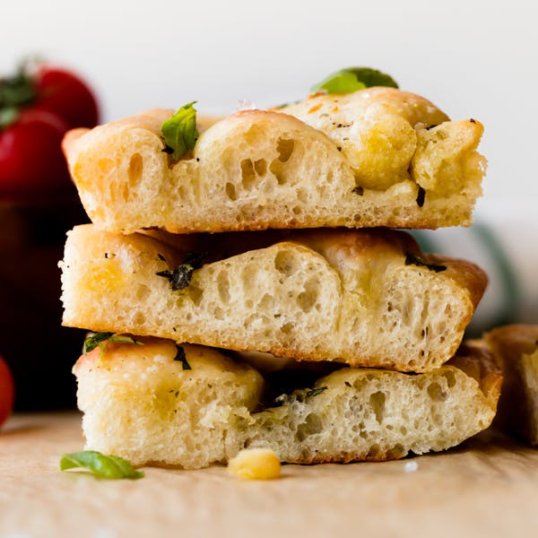 garlic herb focaccia