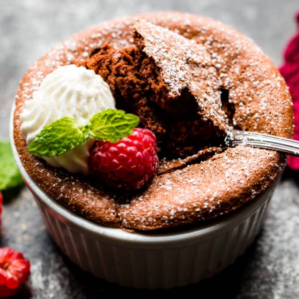 picture of chocolate soufflé