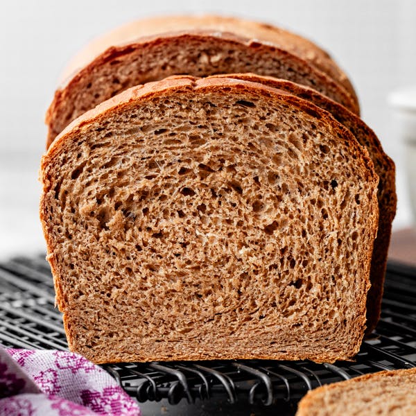 whole wheat bread slice