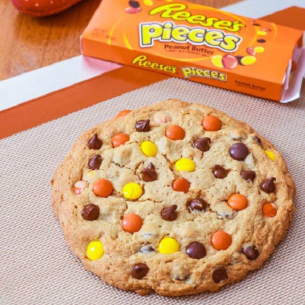 picture of XXL Reese's Pieces peanut butter cookie