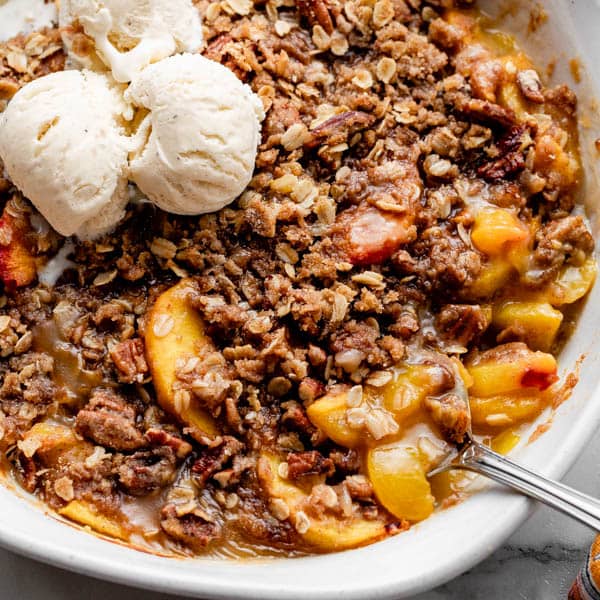 peach crisp