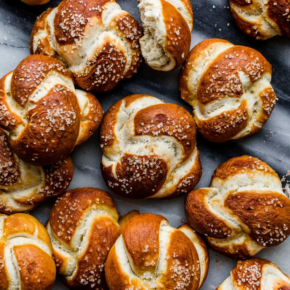 photo of pretzel knots