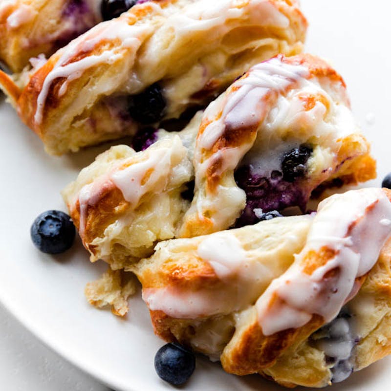 blueberry pastry braid