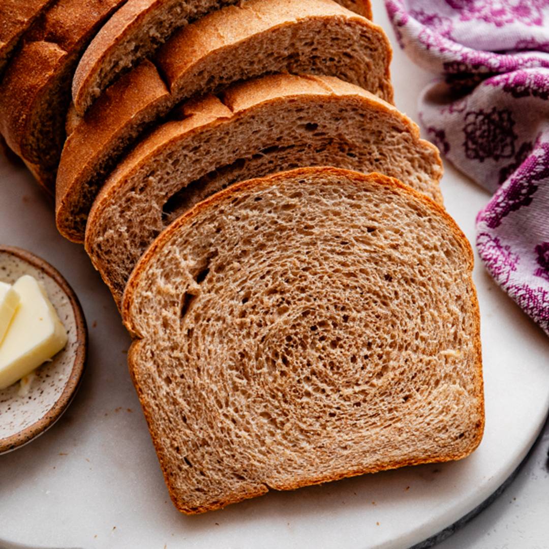 sliced whole wheat bread