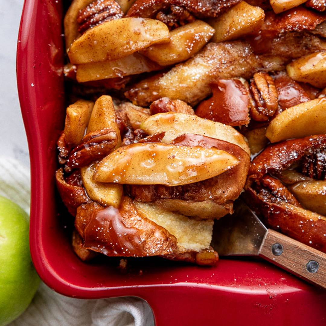 apple cider french toast casserole