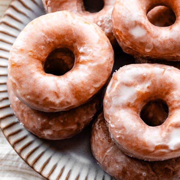 homemade glazed donuts