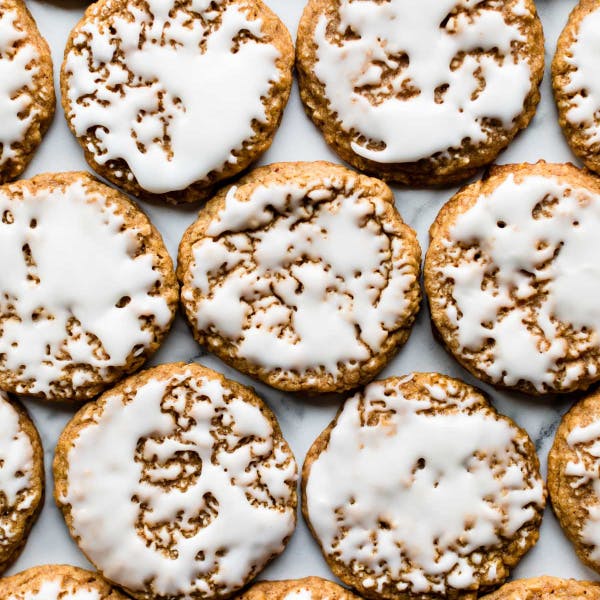 iced oatmeal cookies