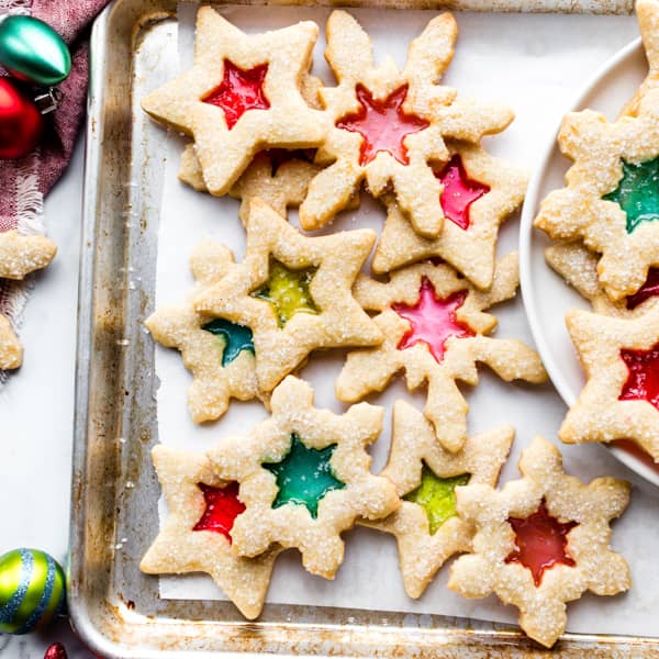 stained glass window cookies