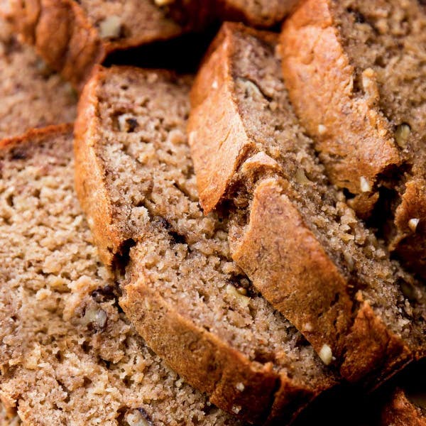 picture of slices of banana bread