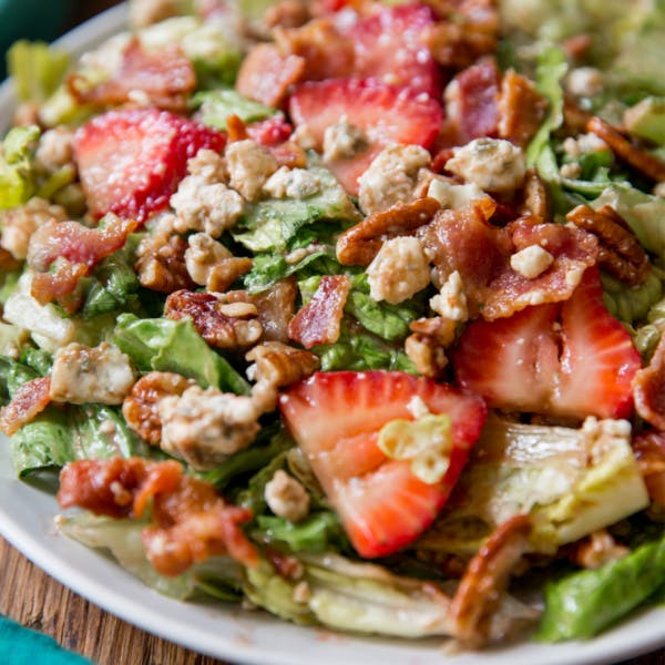 strawberry bacon salad