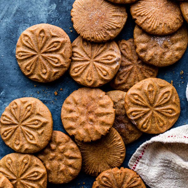 brown sugar cinnamon stamped cookies