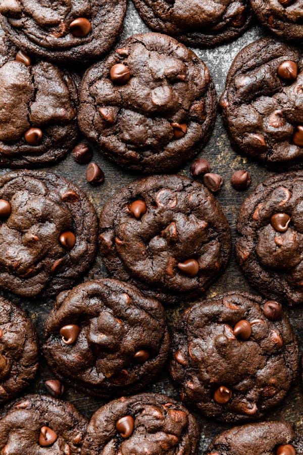 double chocolate chip cookies