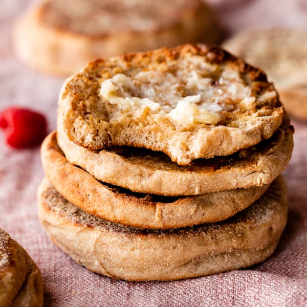 picture of honey wheat English muffins