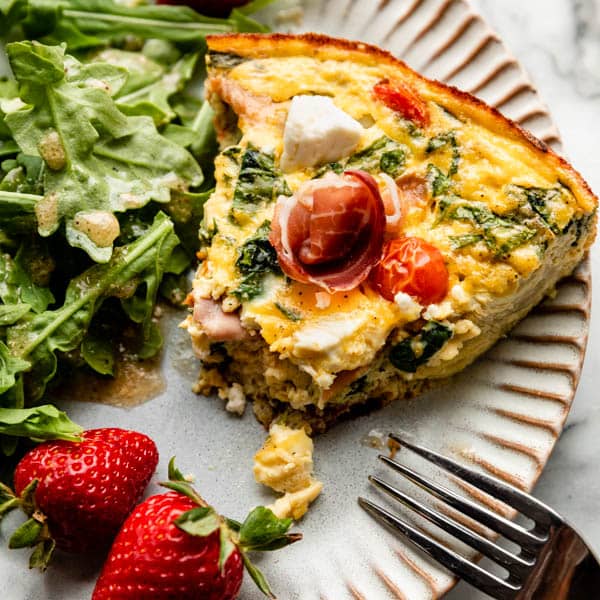 frittata slice