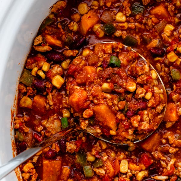 sweet potato turkey chili