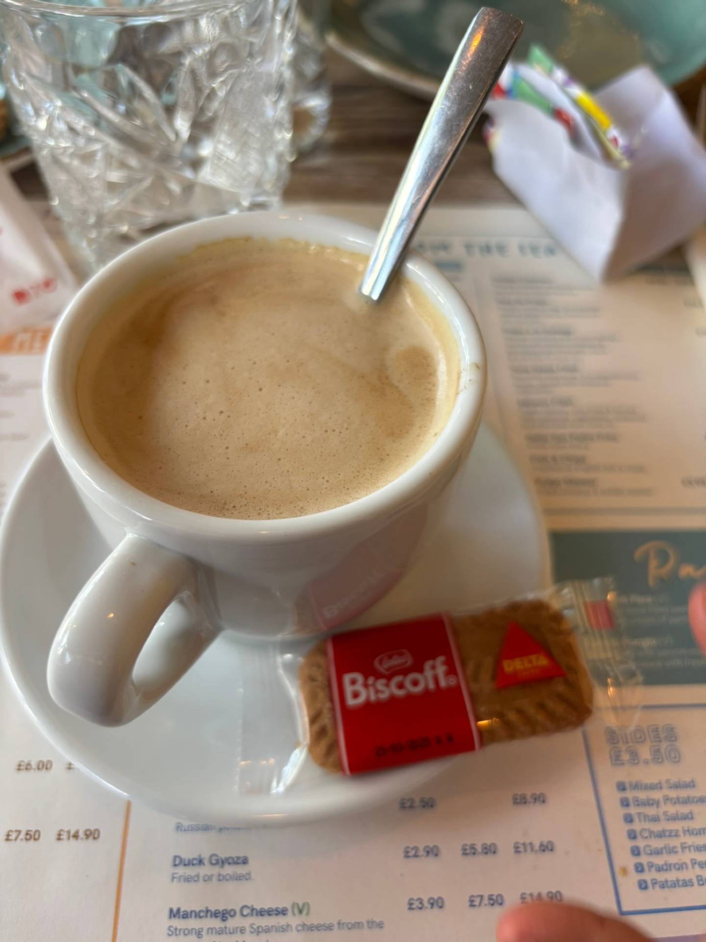 A simple coffee, a Lotus Biscoff airplane biscuit. Lets go!

#borderlesslife #slowliving #digitalnomadlife #lifestylebydesign #freedomfirst #zachpittman #everydaymoments #simplepleasures