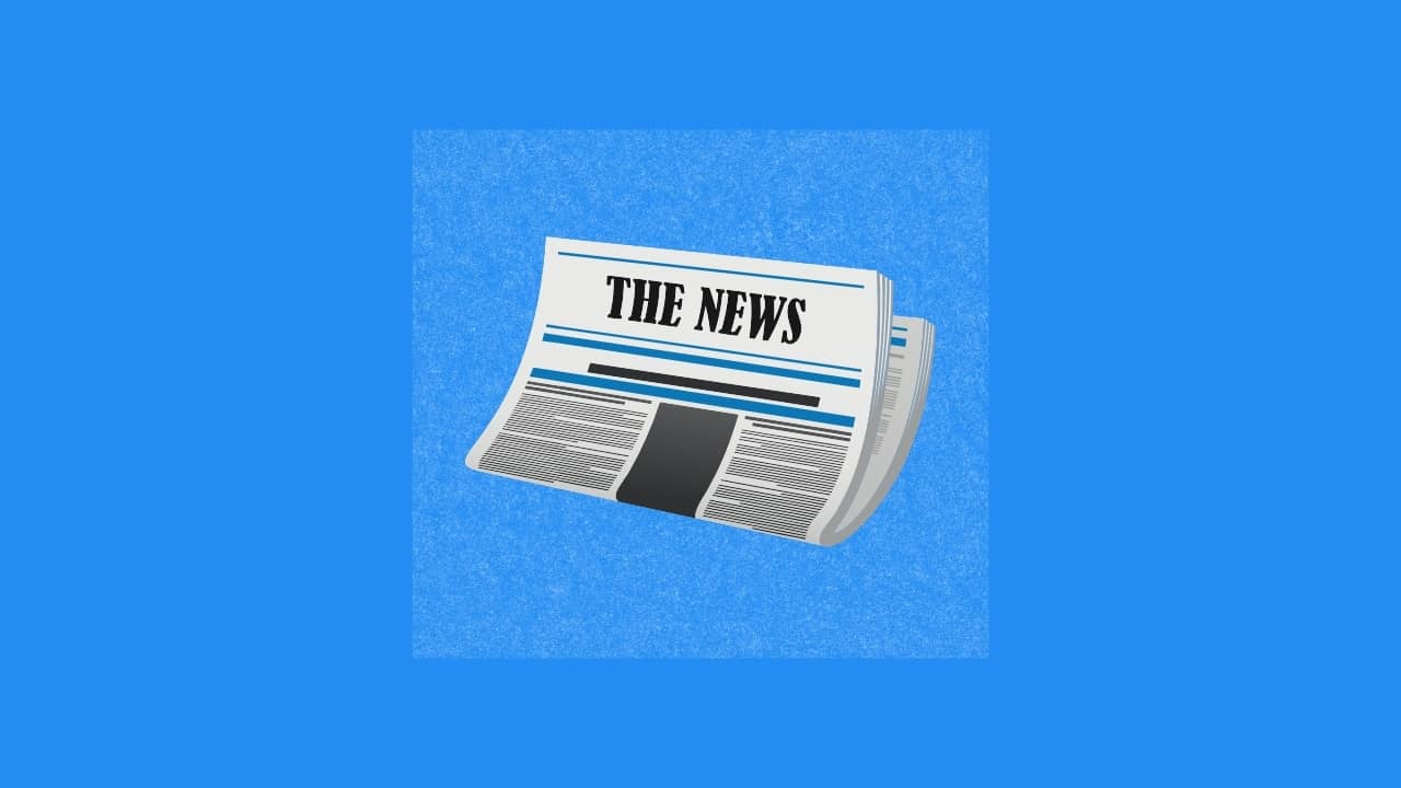 On sources of information cover with a newspaper