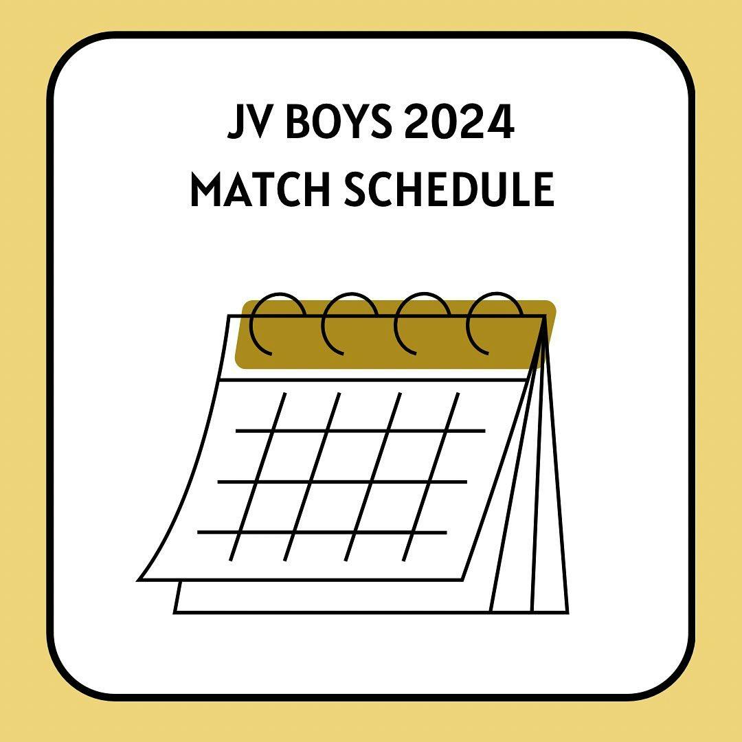 Following the varsity boys calendar, here is the JV boys 2024 season schedule!