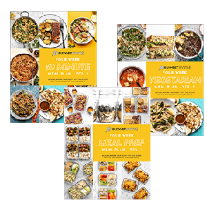 Examples of Budget bytes Meal plans
