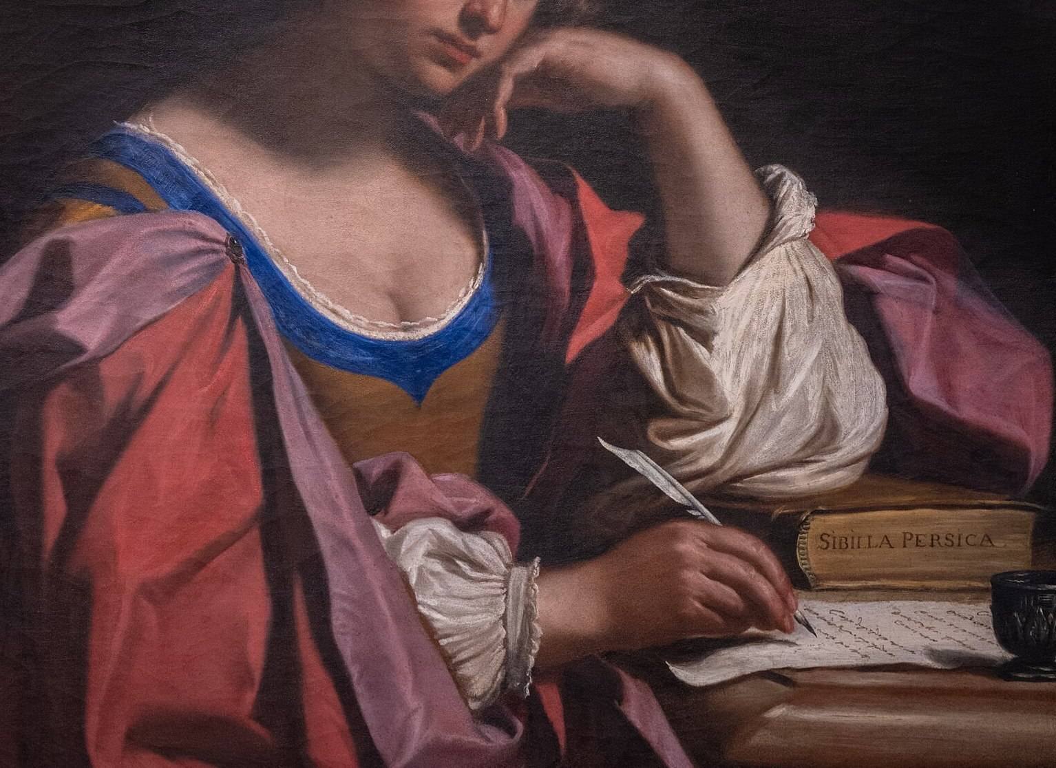 Sibilla Persica, particolare, Guercino