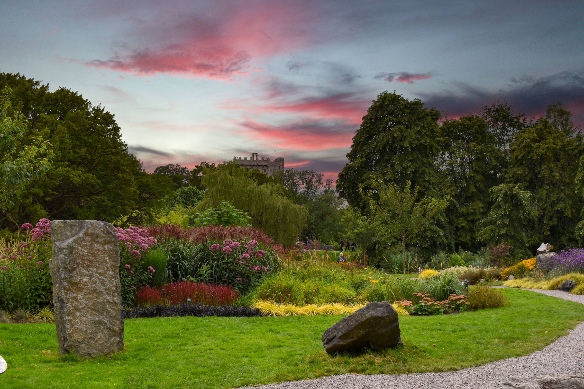 View from the grounds of Blarney in Ireland