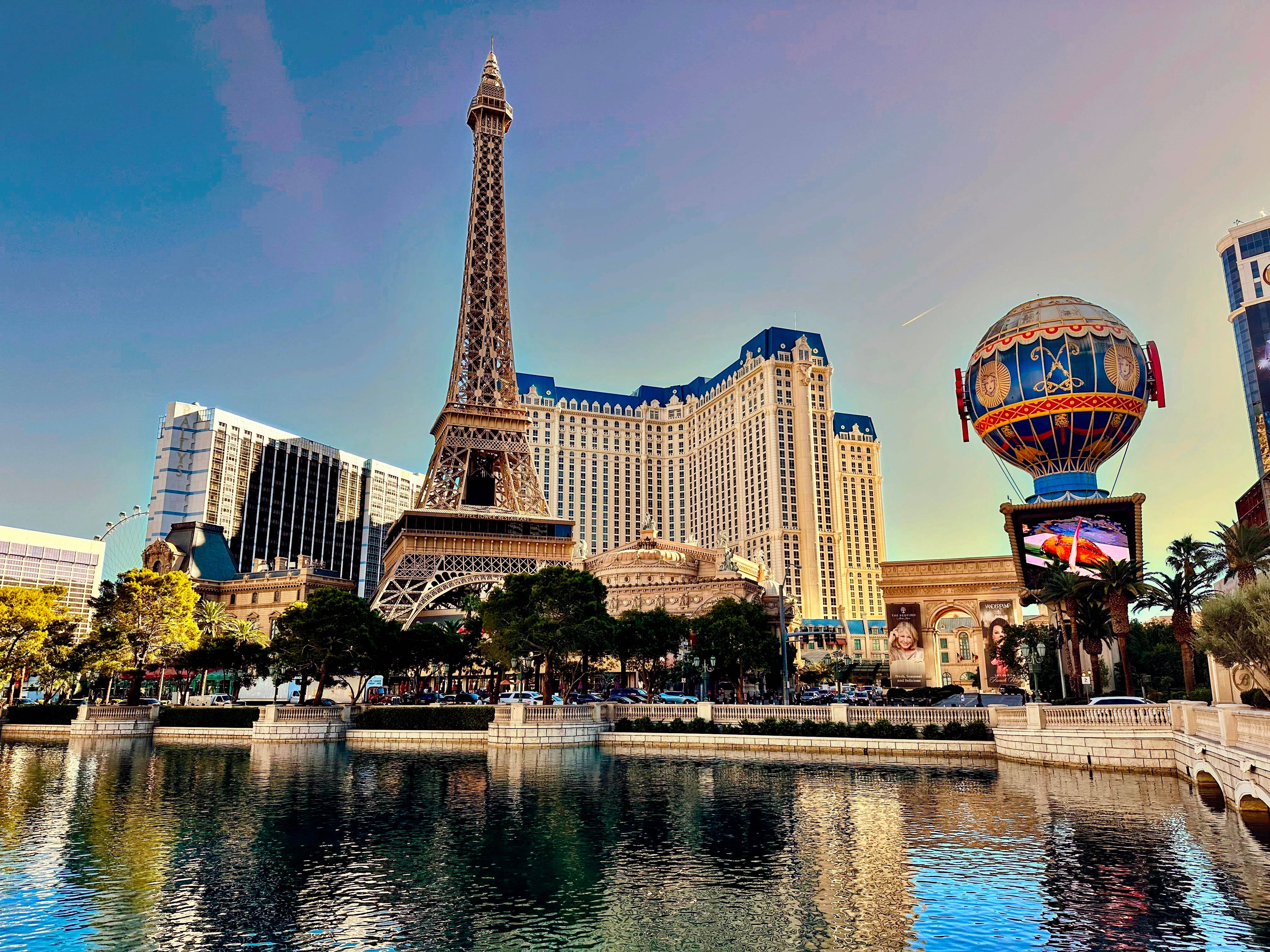 View of Las Vegas Strip from Bellagio