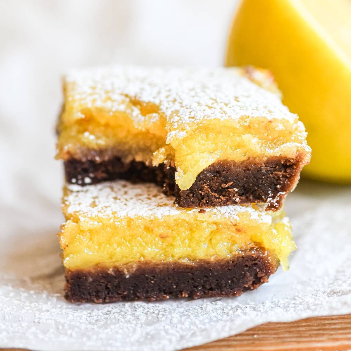 Black bottom lemon bars!