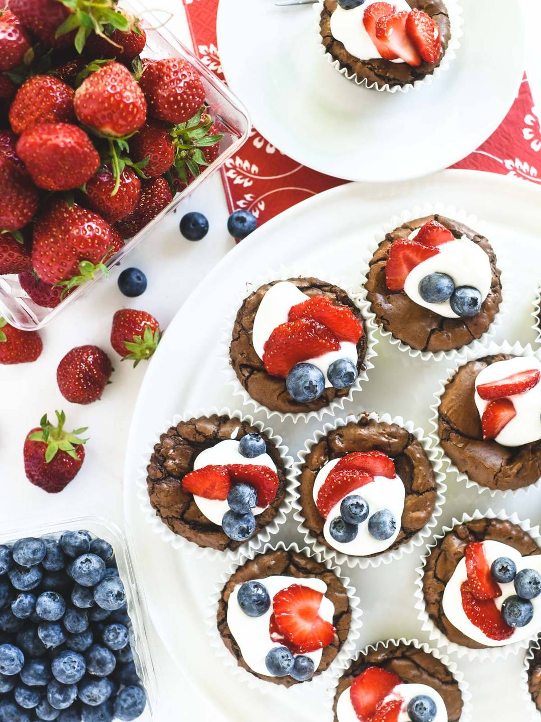 Individual brownie bites